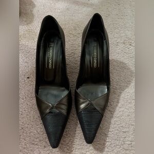 Roberto Capucci Metalic Brown Women's Shoes Size 9